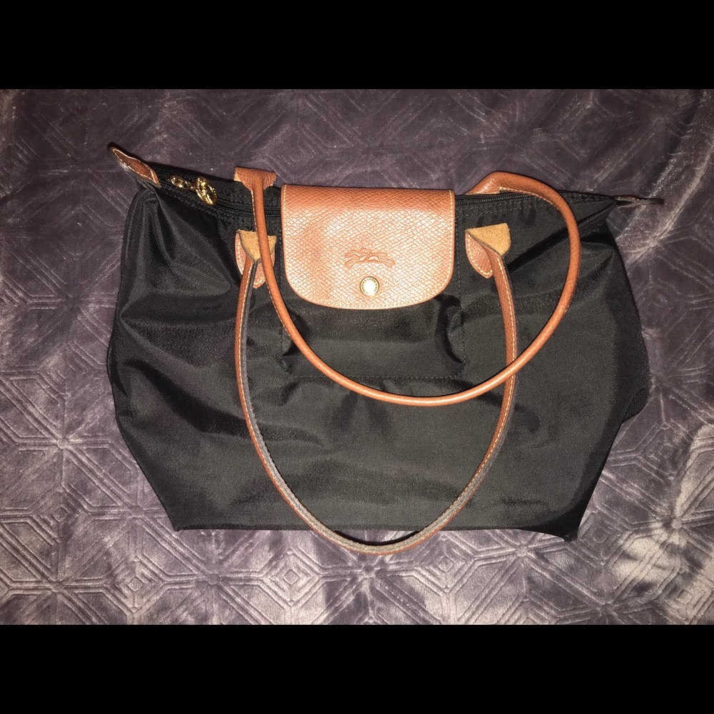Longchamp Le Pliage Tote (Small, Black)